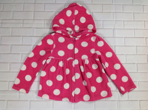 Old Navy Pink & White Polka Dot Top