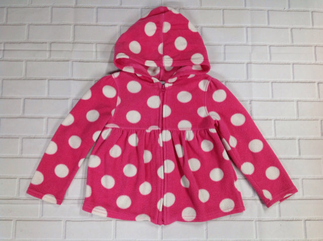 Old Navy Pink & White Polka Dot Top