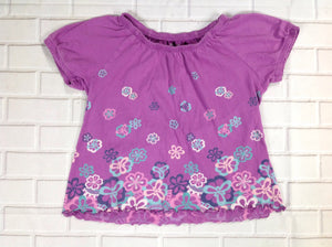 Old Navy Purple Print Top