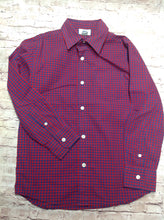 Old Navy Red & Blue Checkered Top