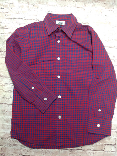 Old Navy Red & Blue Checkered Top