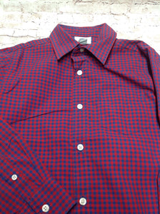 Old Navy Red & Blue Checkered Top