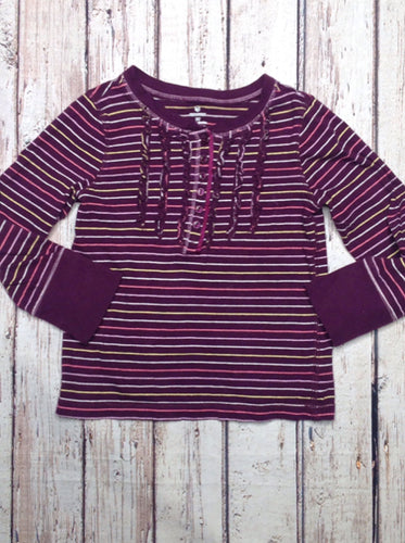 Old Navy Red & Pink Stripe Top