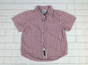 Old Navy Red & White Checkered Top