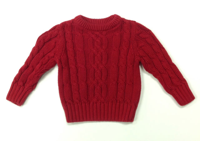 Old Navy Red Solid Top