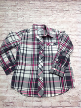 Old Navy WHITE & BLACK Plaid Top