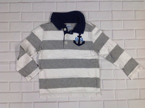 Old Navy White & Gray Top