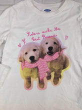 Old Navy White Print Dogs Top