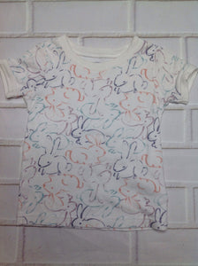 Old Navy White Print Sleepwear