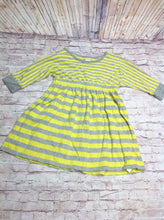 Old Navy Yellow & Gray Stripe Dress