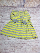 Old Navy Yellow & Gray Stripe Dress