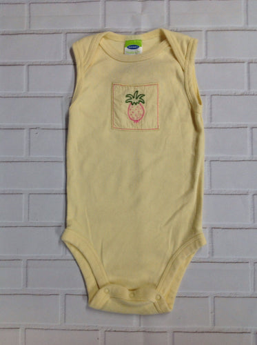 Old Navy Yellow Print Top