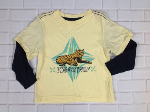 Old Navy Yellow Tiger Top
