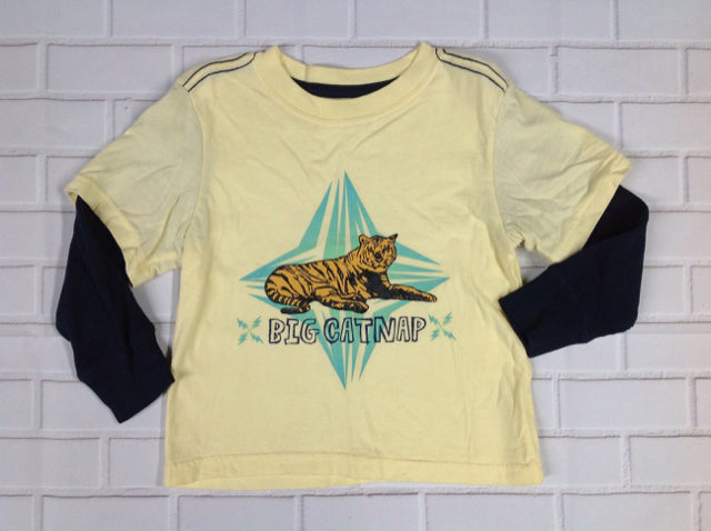Old Navy Yellow Tiger Top