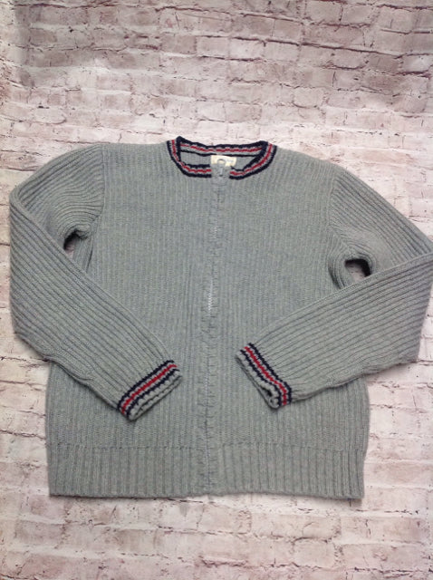 Olive Juice Gray & Blue Sweater