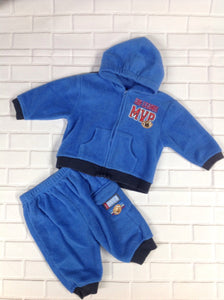 Only Boys Blue Print 2 PC Outfit