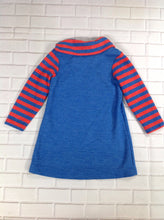 Orange & Blue Stripe Dress