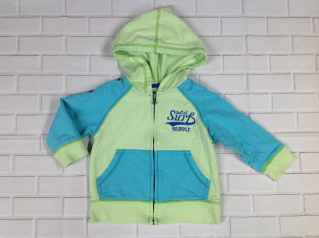 Oshkosh Baby Blue & Green Top