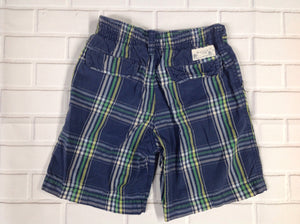 Oshkosh Blue & Green Plaid Shorts