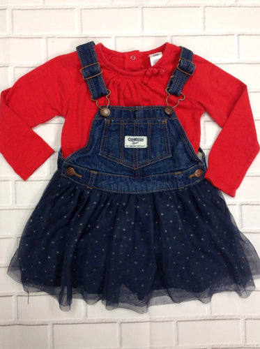 Oshkosh Blue & Red Dress