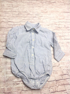 Oshkosh Blue & White Top