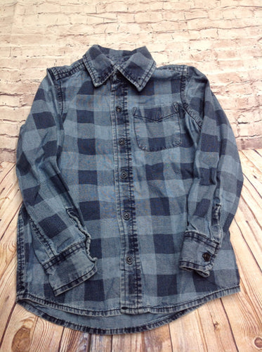 Oshkosh Blue Plaid Top