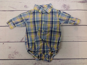 Oshkosh Blue Print Top