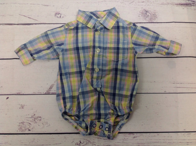 Oshkosh Blue Print Top