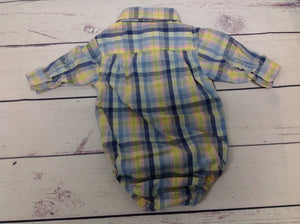 Oshkosh Blue Print Top