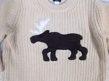 Oshkosh CREAM PRINT Moose Sweater