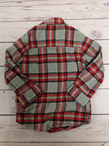 Oshkosh GRAY & RED Plaid Top