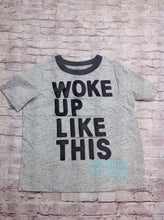 Oshkosh GRAY PRINT Woke Up Top