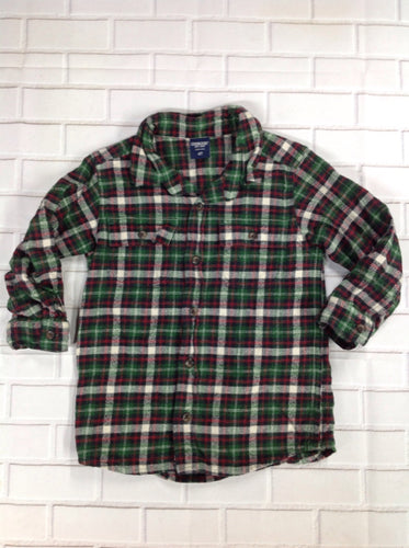 Oshkosh Green Print Top