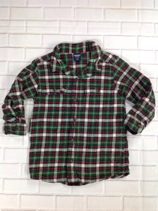 Oshkosh Green Print Top