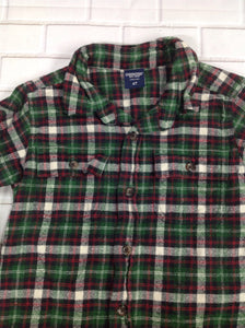 Oshkosh Green Print Top