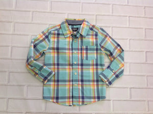 Oshkosh Multi-Color Plaid Top