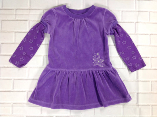 Oshkosh Purple Print Stars Dress