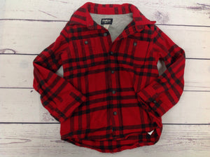 Oshkosh RED & GRAY Plaid Top