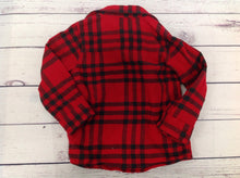 Oshkosh RED & GRAY Plaid Top