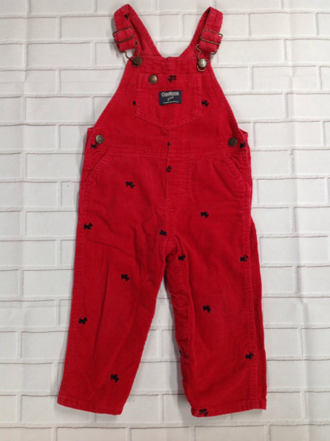 Oshkosh Red & Black Overalls