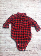 Oshkosh Red & Black Top