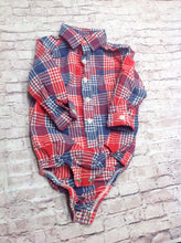 Oshkosh White, Red & Blue Top
