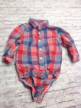 Oshkosh White, Red & Blue Top