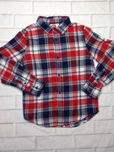 Outdoor Kids Red & Blue Plaid Top