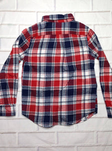 Outdoor Kids Red & Blue Plaid Top