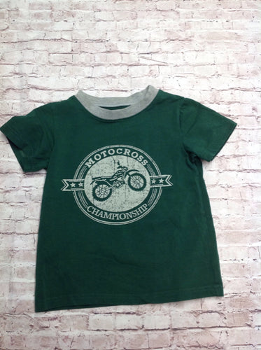 Owl & Hoot Green Print Dirt Bike Top