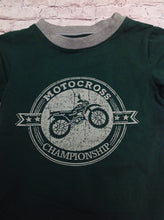 Owl & Hoot Green Print Dirt Bike Top