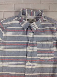 P.S. Blue Print Stripe Top