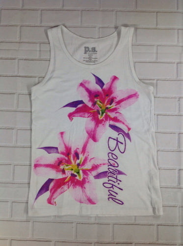 P.S. White Print Top