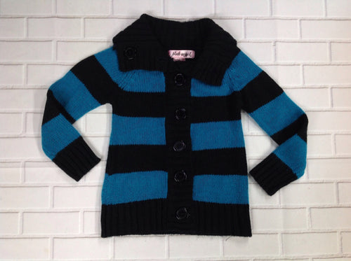 PINK ANGEL Black & Blue Sweater